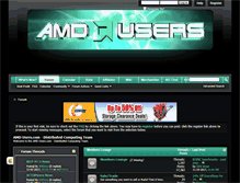 Tablet Screenshot of amdusers.com